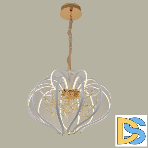 Подвесная люстра Elvan LU-8268/15-58W-WW-WhGl