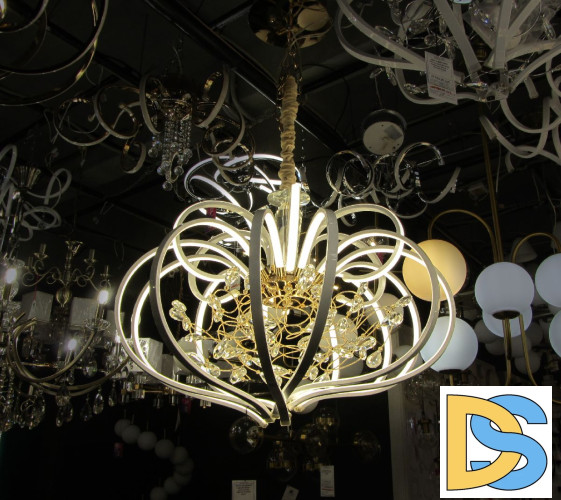 Подвесная люстра Elvan LU-8268/15-58W-WW-WhGl