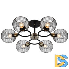 Люстра на штанге Reluce 01281-0.3-06 BK+AB