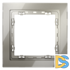 Рамка стеклянная VOLTUM S70 на 1 пост, (шелк, стекло)