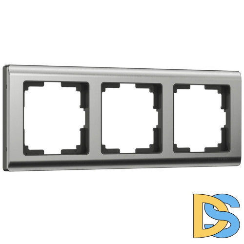 Рамка на 3 поста Werkel Metallic глянцевый никель W0031602 4690389159053