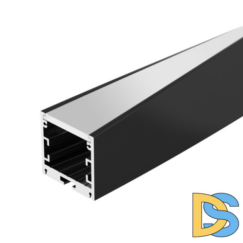 Алюминиевый профиль Arlight SL-ARC-3535-Twist90L-400 Black 032679