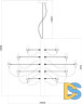 Подвесная люстра Divinare Molto 8030/17 LM-30