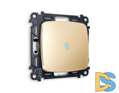 Комплект механизма 1-кл выключателя с подсветкой Ambrella Volt Omega MO602020