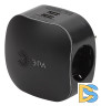 Разветвитель электрический Эра SP-3e-USB-BLACK Б0046364