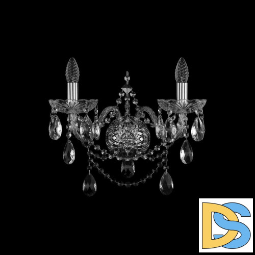 Бра Bohemia Ivele Crystal 1411B/2/195/XL Ni
