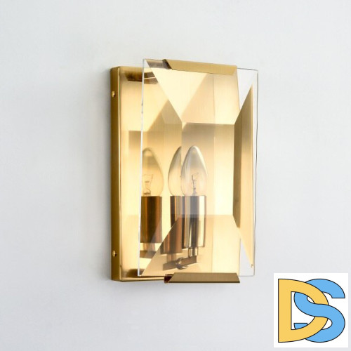 Настенный светильник Delight Collection Harlow Crystal A003-165 A1 ti-gold