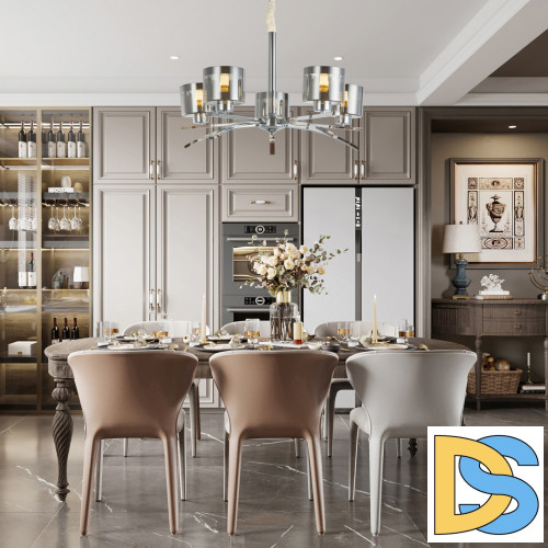 Подвесная люстра Arte Milano Neapolis 278207/5 Ni