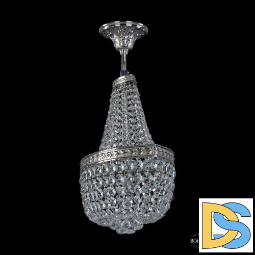 Люстра на штанге Bohemia Ivele Crystal 19283/H1/45IV Ni