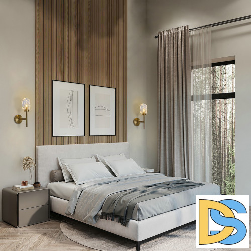 Бра Delight Collection BRWL7071-01 antique brass