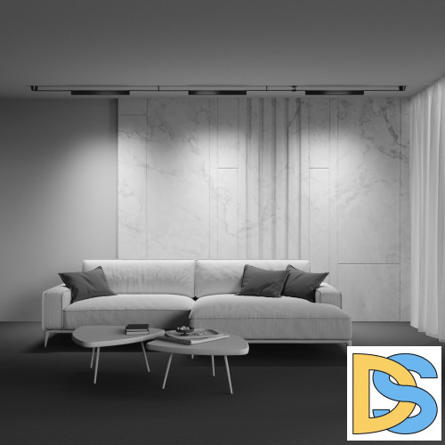 Трековый светильник Maytoni Points TR128B-24W4K-M-B