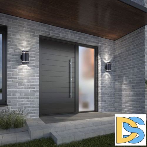 Уличный настенный светильник Reluce 86226-9.2-002CT 2*GX53 BK