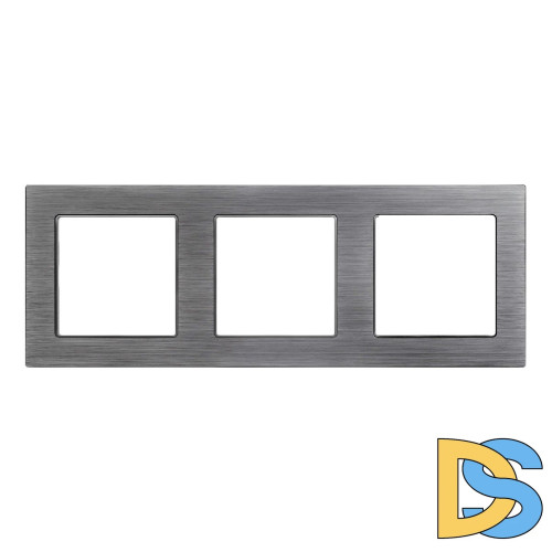 Рамка на 3 поста Arlight FRM-PRESTO-ALS-3-GR 043858
