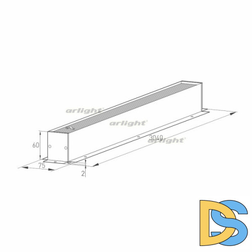 Шинопровод Arlight MAG-TRACK-4560-F 028062(1)