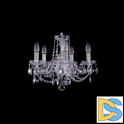 Подвесная люстра Bohemia Ivele Crystal 1402/5/141 Ni