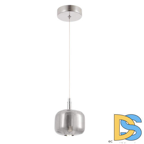 Подвесной светильник Crystal Lux BOX SP1 CHROME/SMOKE