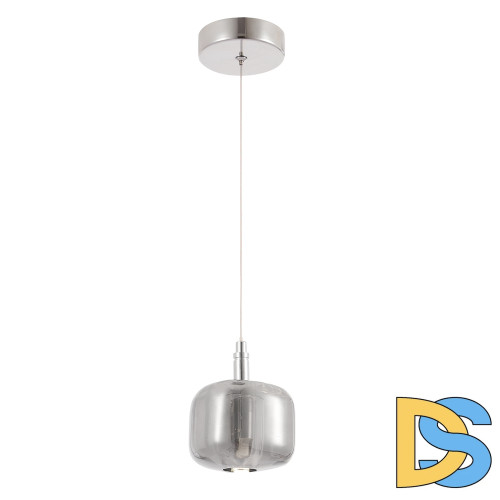 Подвесной светильник Crystal Lux BOX SP1 CHROME/SMOKE