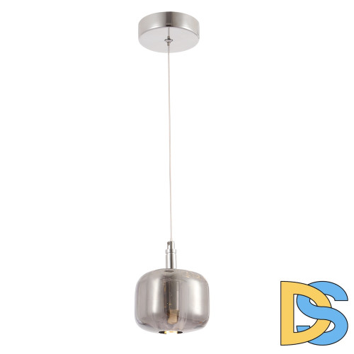 Подвесной светильник Crystal Lux BOX SP1 CHROME/SMOKE