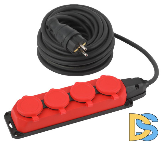 Удлинитель силовой Эра UK-4e-3x1,5-10m-IP44(KG) Б0057586