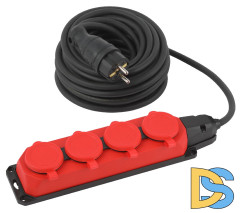 Удлинитель силовой Эра UK-4e-3x1,5-10m-IP44(KG) Б0057586
