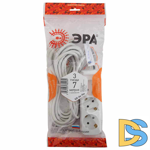 Удлинитель ЭРА UX-3e-7m Б0038577