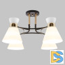 Потолочная люстра IMEX MD.5692-4-S-COFFEE+FGD
