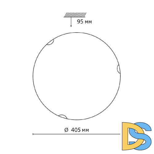 Настенно-потолочный светильник Sonex Ammonite 7602/DL