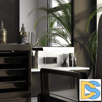 Выключатель накладной Werkel Gallant (черный/хром) W5010035