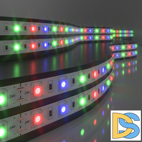Светодиодная лента Elektrostandard 24V 14,4W 60Led 5050 IP20 RGB, 5м 4690389167713