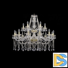 Подвесная люстра Bohemia Ivele Crystal 1413/12+6/360/2d G