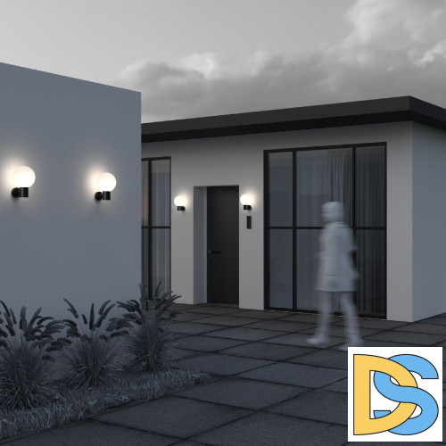 Уличный настенный светильник Maytoni Bold O598WL-01B