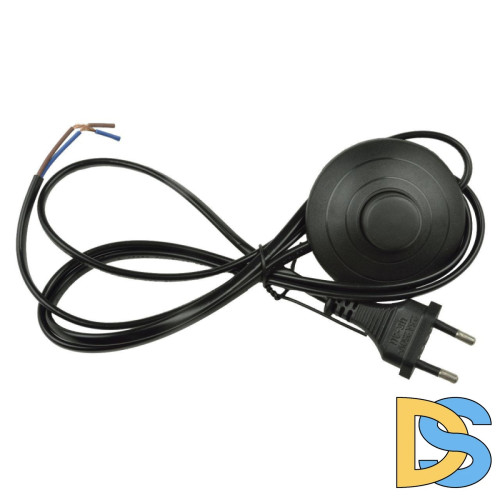 Шнур сетевой с вилкой и выключателем (UL-00004435) Uniel UCX-C20/02A-170 Black