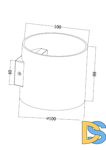 Бра Maytoni Rond C066WL-01MG