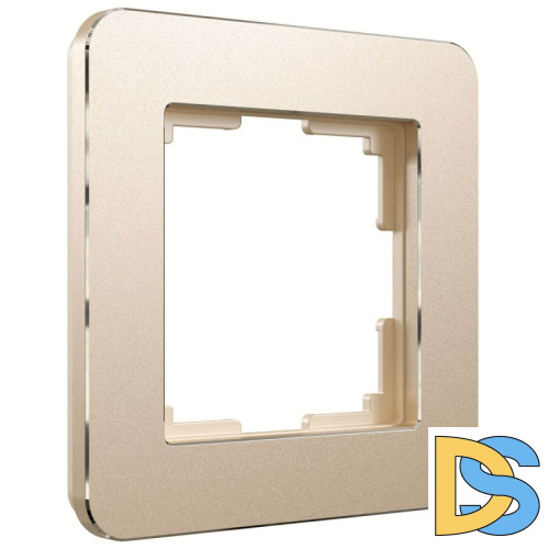 Рамка на 1 пост Werkel Platinum шампань 4690389184437 W0012611