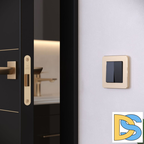 Рамка на 1 пост Werkel Platinum шампань 4690389184437 W0012611