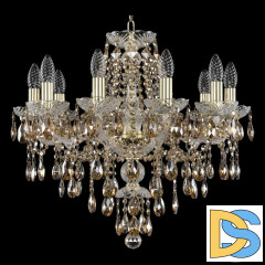 Подвесная люстра Bohemia Ivele Crystal 1415/10/200 G R721