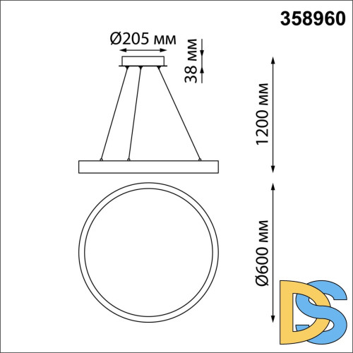 Подвесной светильник Novotech Iter 358960