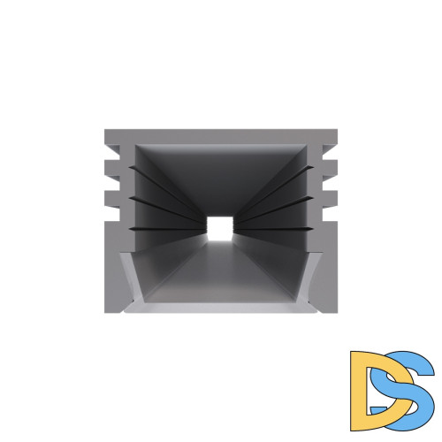 Профиль П-образный накладной Apeyron ширина ленты до 10мм (рассеиватель, заглушки - 2шт) 08-09