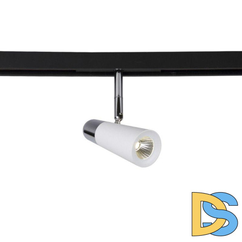 Трековый светодиодный светильник для магнитного шинопровода Crystal Lux Space CLT 0.33 006 12W WH-CH 4000K