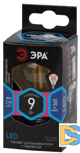 Лампа светодиодная Эра E27 9W 4000K F-LED P45-9w-840-E27 Б0047029