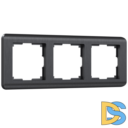 Рамка на 3 поста Werkel Stream (графит) W0032104