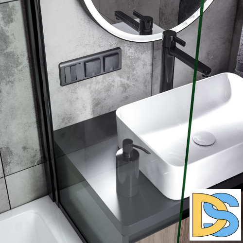 Рамка на 3 поста Werkel Stream (графит) W0032104