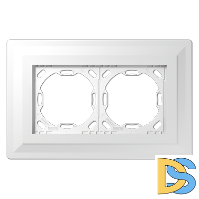 Рамка двухместная Jung PA982G125-3