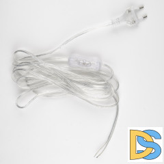 Сетевой шнур Uniel UCX-C12/01A-450 CLEAR UL-00007235