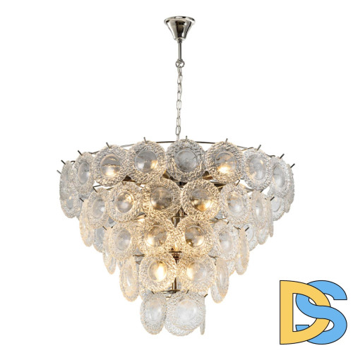 Подвесная люстра iLamp Rockfeller P2549-18 Nickel