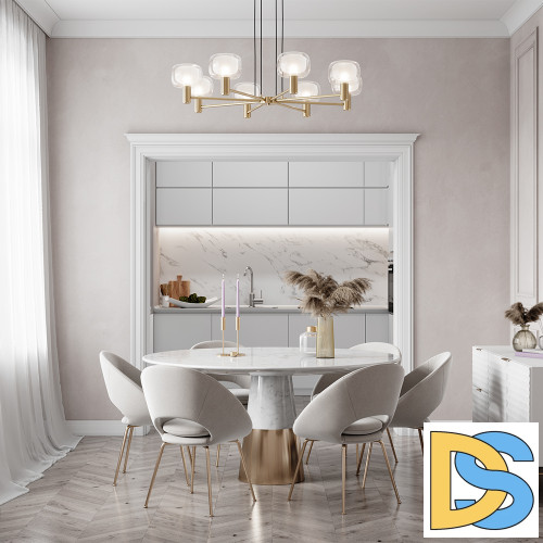 Подвесная люстра Maytoni Vision MOD411PL-08G