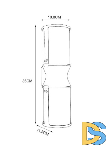 Уличный настенный светильник Arte Lamp Minchir A8306AL-2BK