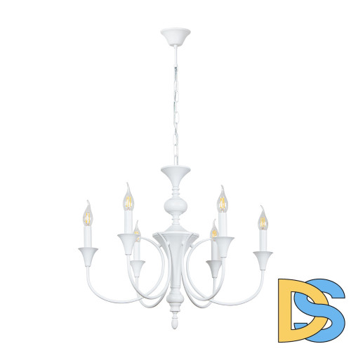 Подвесная люстра Arte Lamp Collinetta A4094LM-6WH