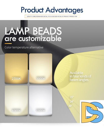 Трековый светильник SWG TL3P-BL-10-WW 008844