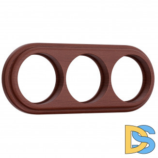 Рамка на 3 поста (итальянский орех) W0035225